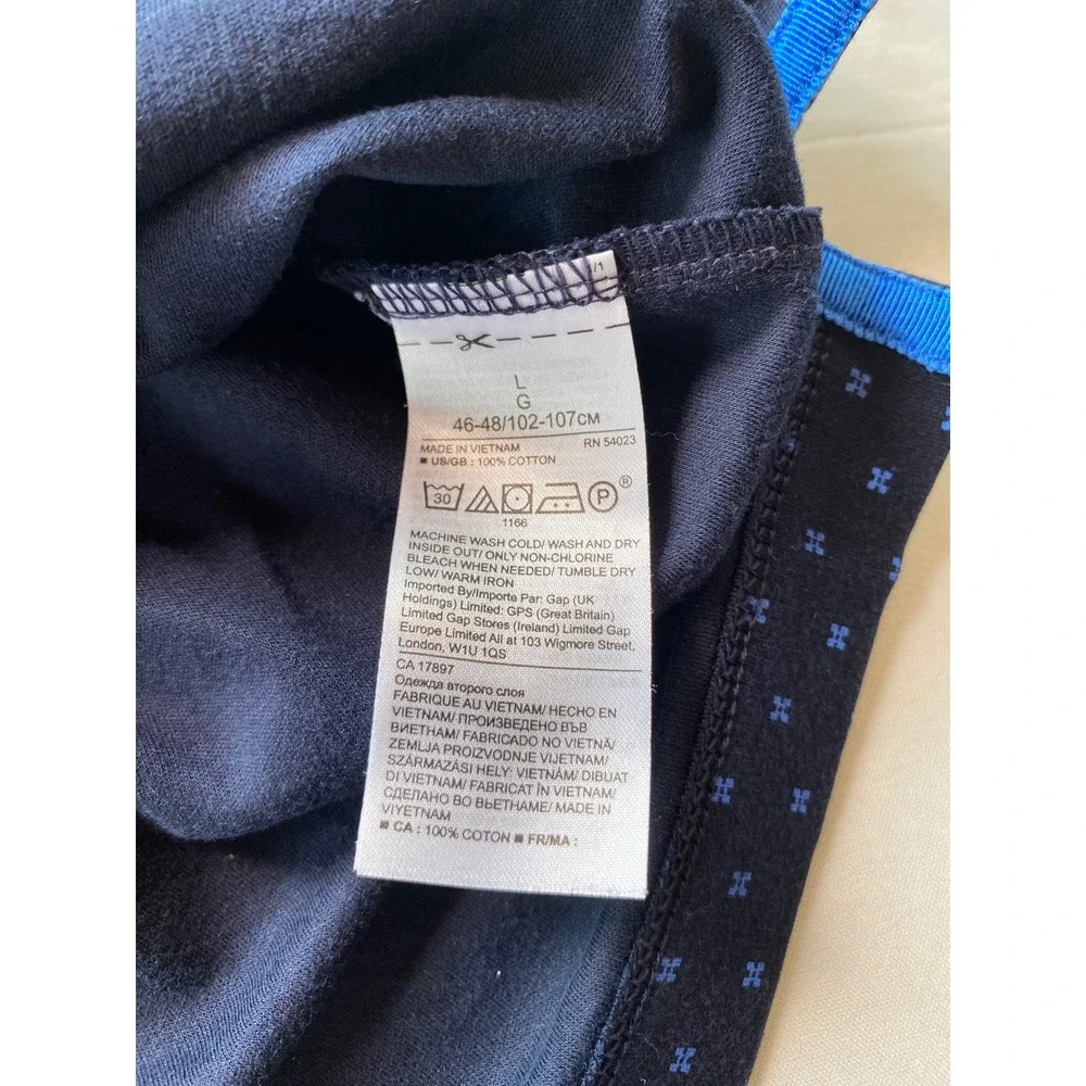 Banana Republic Luxury Touch Polo Shirt Mens Large Slim Fit Navy Blue 424807-01